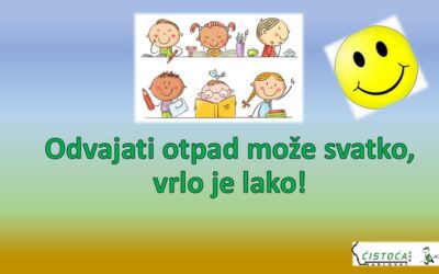 Odvajati otpad može svatko, vrlo je lako!